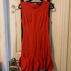 BCBG Shift Dress with Ruffles